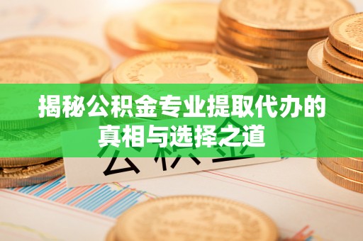 恩施揭秘公积金专业提取代办的真相与选择之道